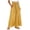 Yellow, variant on Amkhujs Long Skirts for Women Soft Loose Elastic Waist Linen Skirt with Drawstring Trendy Elegant Flowy Skirt for Casual Wear,White,XL