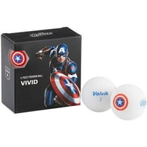 Volvik Marvel Golf Balls 4 Pack, Captain America