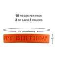 thumbnail image 3 of Happy Birthday 2 Wristband Pack, Pack Of 10, 3 of 3