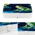 thumbnail image 4 of Frog PU Leather Bracelet Holder Jewelry Organizer Box with Removable Compartment - Portable Organize Storage Case, 4 of 6