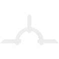 thumbnail image 2 of 96"W x 48"H x 2"D x 6"F, 12/12 Pitch, Ericson Architectural Grade PVC Gable Bracket, 2 of 8