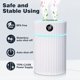 thumbnail image 3 of Humidificador de aire, humidificador ultrasónico silencioso de 2 l con termohigrómetro, boquilla doble, tiempo de funcionamiento de 36 horas, apagado automático, 7 LED (blanco) brillar Electrónica, 3 of 5