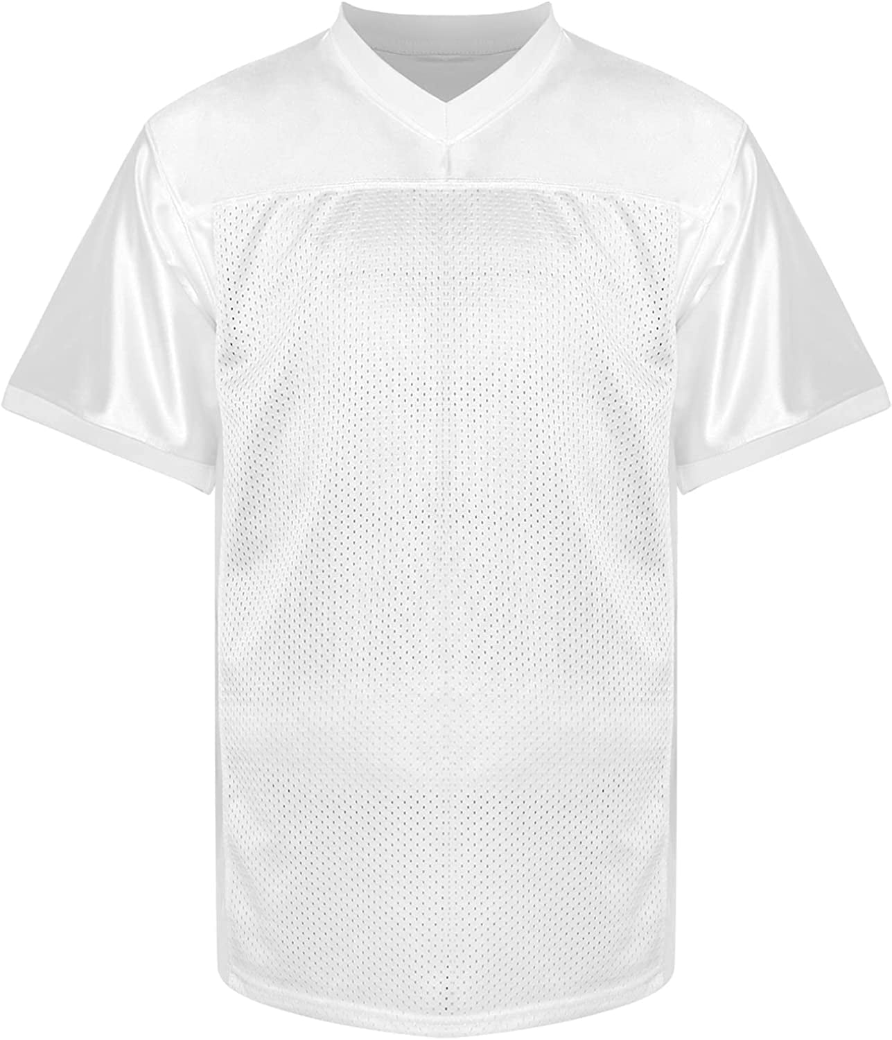 Phoneutrix Blank Football Jersey, Sports T-Shirt Hip Hop Jersey for Party 