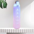 thumbnail image 4 of Botella de agua de color degradado de 1000 ml con cubierta que rebota Botella deportiva para viajes (B) Likrtyny Libre de BPA, 4 of 8