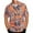 Orange, variant on TopLLC Mens Floral Hawaiian Shirts Short Sleeve Button Down Beach Shirts Plaid Shirt Men
