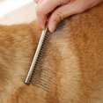 thumbnail image 2 of Baweave Dog Grooming Comb Metal Dog Combs with Rounded Ends Stainless Steel Teeth Grooming Tool for Pets 4  Pcs, 2 of 6