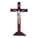 thumbnail image 2 of Crucifijo de pared de madera con cruz de Jesús, escultura, regalo decorativo único, estatua religiosa Jesús blanco 34x175cm, 2 of 9