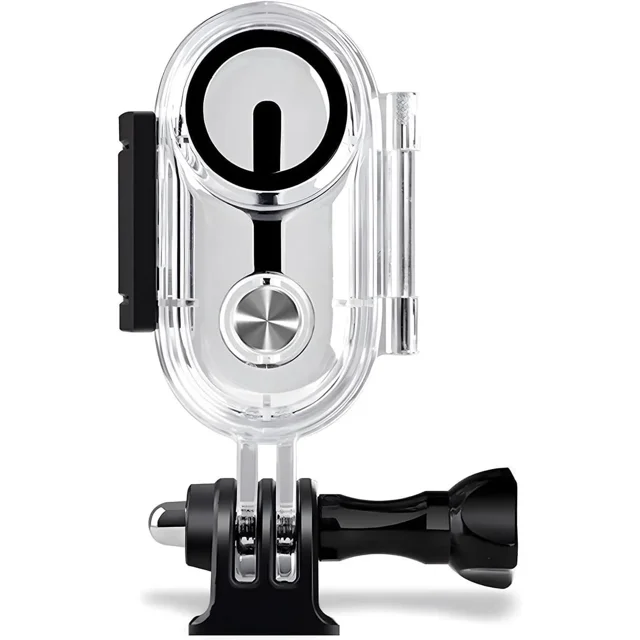 Waterproof Housing Case for Insta360 GO 3S, Go 3 Underwater Dive Protective Shell 30M/98ft with Bracket Accessories