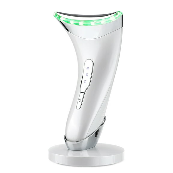 Flaremore Facial Massager, 3 Color Face Neck Massager, Multifunctional Facial Skin Care Tool, Vibration Technologies for Skin Care, Improve, Firm, Tightening and Smooth