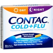 Contac Day & Night Cold & Flu Caplets, 28 Count
