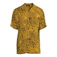 thumbnail image 3 of No Boundaries Men's and Big Men's Printed Button-Front Shirt with Short Sleeves, 3 of 5