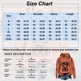 thumbnail image 3 of Sudadera con capucha Gibobby Manga Larga Estampado de animales Café M, 3 of 3