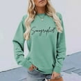 thumbnail image 4 of Sonographer Sweatshirts for Women Long Sleeve Crewneck Ultrasound Technologist Sweatshirt Pullover Tops, 4 of 5