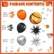 thumbnail image 2 of Kit de arco con globos de baloncesto Adorely, negro, naranja y plateado, 2 of 7