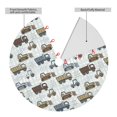 thumbnail image 2 of Picia Tractor and Dumper Print Christmas Tree Skirt , Christmas Tree Skirt Ornaments for Merry Christmas Holiday Party Decorations Indoor Outdoor-36", 2 of 7