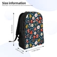 thumbnail image 4 of Fotbe Holiday Christmas Cookies Travel Laptop Backpack, Business Slim Sturdy Laptops Backpack, Water Resistant College School Computer Bag Gift for Men & Women Fits 15.6 Inch Notebook, 4 of 8