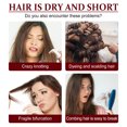 thumbnail image 3 of Reparación de cabello seco con puntas abiertas, esencia hidratante para el cuidado del cabello esponjoso sin enjuague, 3 of 5