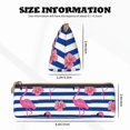 thumbnail image 4 of Naloa Flamingo Print Leather Pencil Case - Portable Big Capacity Pencil Pouch Organizer Bag Stationery Bag for Work & Office Pencil Pen Case, 4 of 5