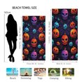 thumbnail image 3 of Toalla de Playa Xihbxyly Halloween Secado Rápido, 3 of 7