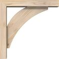 thumbnail image 3 of Ekena Millwork 3 1/2"W x 14"D x 14"H Thorton Block Smooth Bracket w/ Offset Brace, Douglas Fir, 3 of 25
