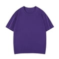 thumbnail image 5 of Jalioing Cotton T Shirt for Kids Summer Short Sleeve Crew Neck Tee Shirt Plain Dropped Shoulder Casual Tops for Boys Girls, 5 of 7