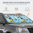 thumbnail image 4 of Saiise Chien Bouledogue Français dans une Baignoire pour Voiture Pliable Pare-Soleil (Lot de 2) Offre Protection Solaire avec un Design Pliable Facile pour Pare-Brise Pratique-Moyen, 4 of 6