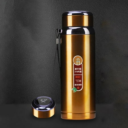 

Portable Tea Filter Insulated Water Bottle 600/800ml Thermos Stainless Steel Thermal Cup LED Temperature Display Vacuum Flask