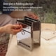 thumbnail image 4 of Naiovety Estufa para acampar al aire libre, barbacoa resistente al calor, quemador plegable, utensilios de cocina de acero inoxidable, equipo Kits de desorden para acampar, 4 of 6