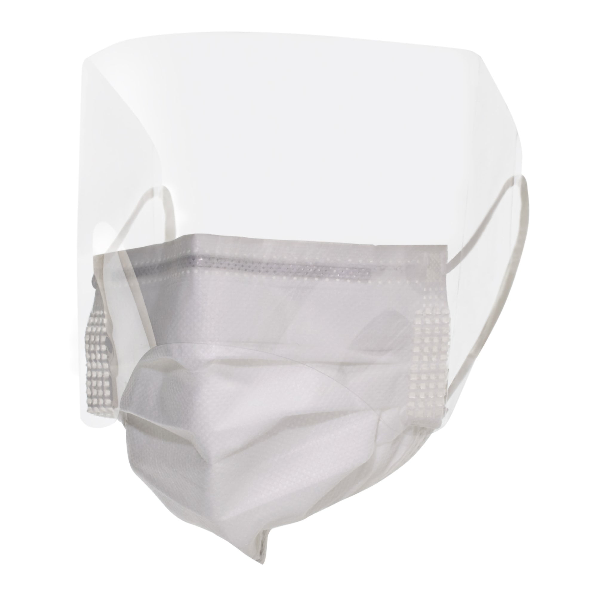 McKesson Procedure Mask with Eye Shield Pleated 25 per Box 73-GCPWSSF