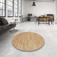 thumbnail image 4 of Ahgly Company Machine Washable Indoor Rectangle Abstract Bronze Brown Area Rugs, 8' x 12', 4 of 7