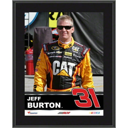 Jeff Burton Sublimated 10x13 Plaque