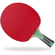 GEWO CS Energy Carbon Pro Pre-Assembled Table Tennis Racket, ITTF Approved Ping Pong Paddle, CARA Carbon Blade, Thunderball 2 Rubber, Flared Handle