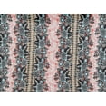 thumbnail image 2 of Zelouf Tropical On Heavy Rayon Crepe  , Sewing, DIY, Crafts Fabric by the Yard, 453 Turq/pink, 1 Yard, 2 of 2