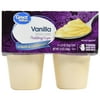 (3 pack) (3 Pack) Great Value Pudding Cups, Vanilla, 4 Count