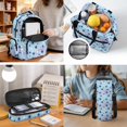 thumbnail image 5 of Bulopur Gradient Print Kids School Backpack Set 4 Pcs Breathable Waterproof Kids School Bag with Lunch Box, Pencil Case and Water Bottle Cover for Elementary Students, 5 of 7