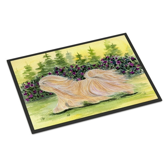 Carolines Treasures SS8328MAT Lhasa Apso Doormat 18x27 27"L x 18"W multicolor