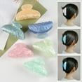 thumbnail image 3 of Women Hair Clip Candy Color Geometric Shape Hair Claw Large Size Back Head Hair Clamp Hair Accessories, 3 of 8