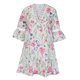 thumbnail image 4 of Vestido regular con cuello en V y manga tres cuartos con estampado sexy para mujer a la moda Fridja  yut5010, 4 of 8