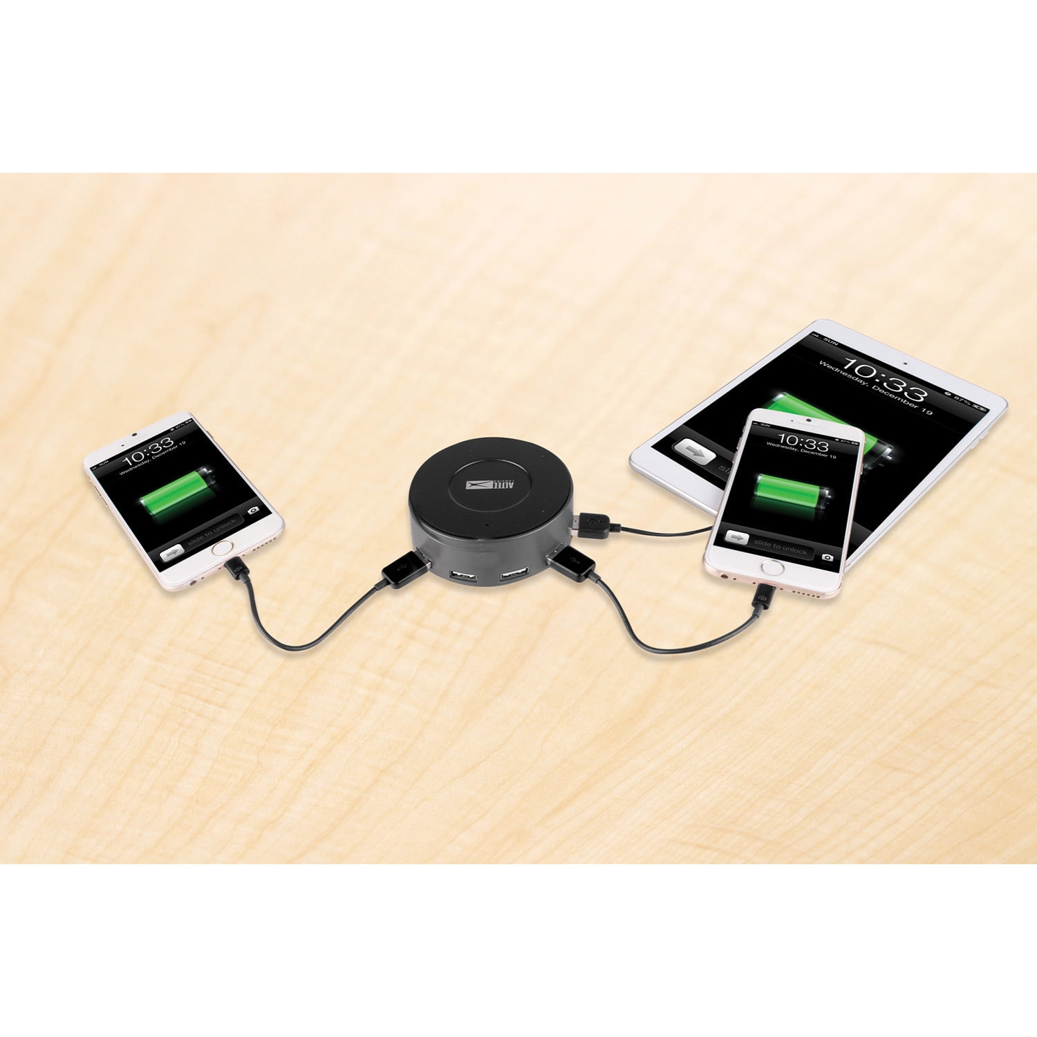 Altec Lansing Smart Power 6-Port Hub Gray