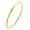 2mm Gold, variant on Women's Stainless Steel 2mm Glossy Round Bangle Bracelet Oval Solid Stackable Thin Silver 65MM