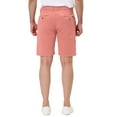 thumbnail image 3 of INSPIRE CHIC Men's Summer Solid Color Slim Fit Flat Front Walk Chino Shorts 34 Pink, 3 of 7