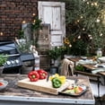 thumbnail image 5 of ZWILLING BBQ+ Bamboo Cutting Board with Tray, 5 of 6