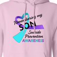 thumbnail image 3 of Inktastic Remembering My Son Suicide Prevention Awareness Adult Hoodie Sweatshirt, 3 of 4