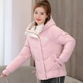 thumbnail image 3 of AOOCHASLIY Women Winter Coat Woman Fashion Long Sleeves Comfortable Loose Tops Hooded Long Coat Blouse, 3 of 4