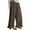 Brown, variant on Wide Leg Pants for Women Pants for Women Elastic High Waisted Pull on Corduroy Pants with Pockets Soft Comfy Loose Fit Slacks Trousers Womens Wide Leg Corduroy Pants Beige L