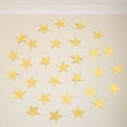 thumbnail image 4 of Nvzi-a 2Pack 13 Feet Glitter Star Garland Banner Decoration Bright Hanging Bunting Banner Star Backdrop for Graduation Halloween Wedding Birthday Festival Party Decorations，Golden, 4 of 4