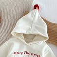thumbnail image 5 of Generic Toddler Girls Christmas Clothes Boys Baby New Christma Hooded Padded Sweater for Fall Winter Casual Soft Comfortable Clothing(6-12 Months,Beige), 5 of 9