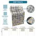 thumbnail image 6 of Spring White Daisy Table Runner 72 Inches, Farmhouse Floral Gray Buffalo Plaid Bed Runner Dresser Scarves Tabletop for Indoor Outdoor Parties/Ceremony/Banquet, 16" x 72", 6 of 9