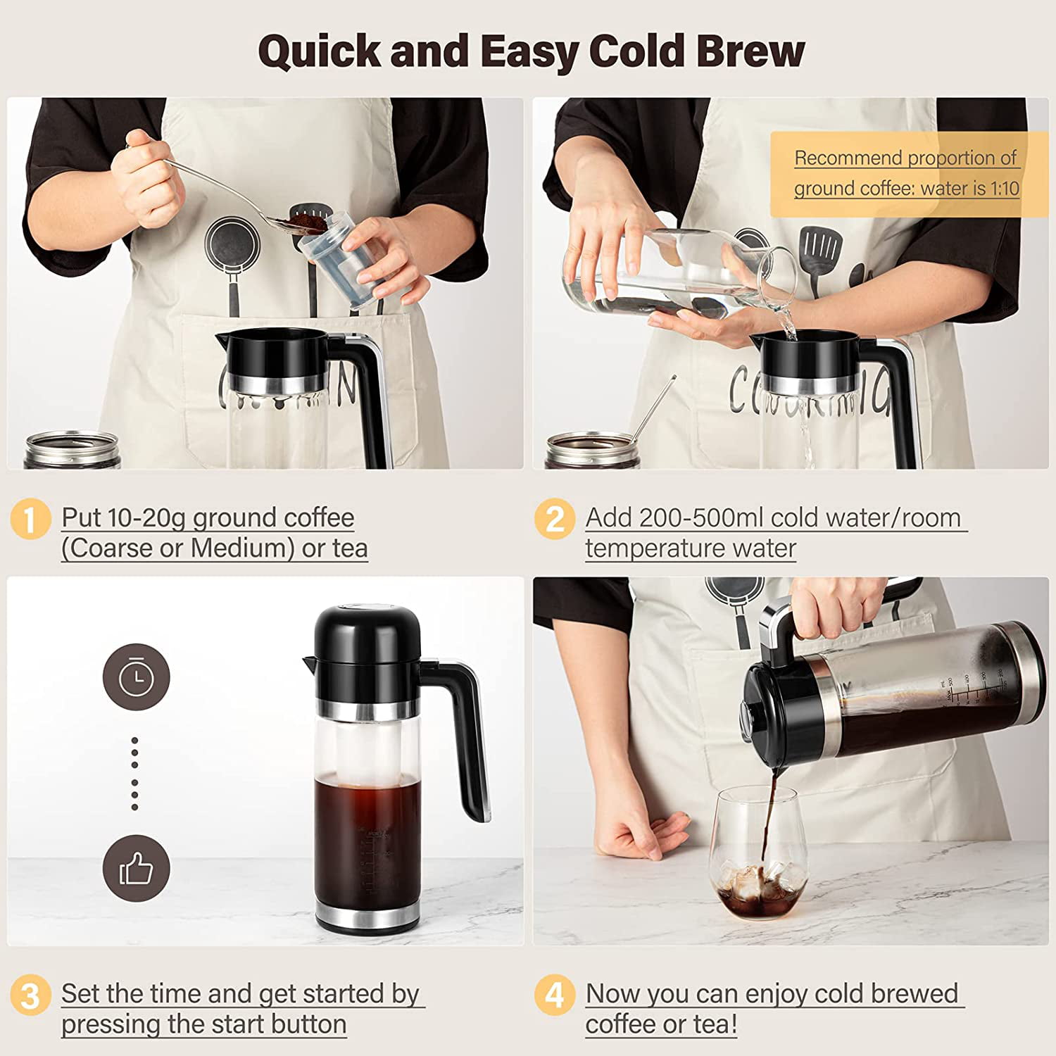 Portable Cold Brew Coffee Maker – Ocean Lab Brewing Co.