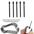 thumbnail image 2 of Pointes de Remplacement pour Stylet S-Pen pour Tab S6 S7 S7+ pour Note 10 20 Noir, 2 of 9